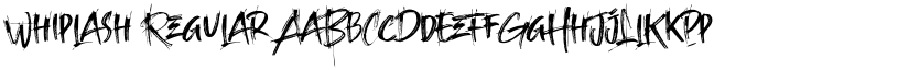 Whiplash Regular font