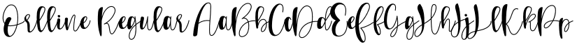 Orlline Regular font