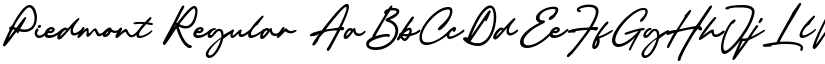 Piedmont font download