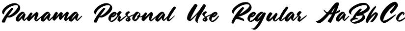 Panama Personal Use font download