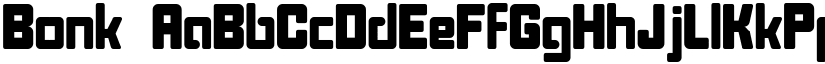 Bonk font