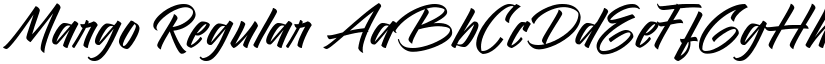 Margo Regular font