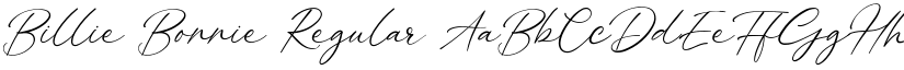 Billie Bonnie font download