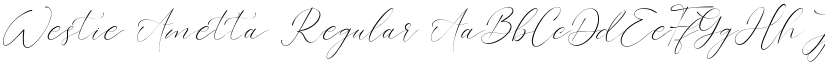 Westie Ametta font download
