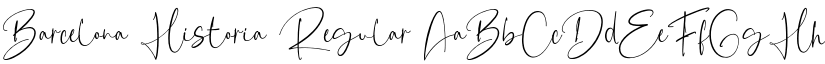 Barcelona Historia Regular font