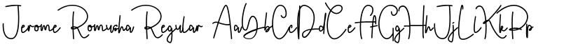 Jerome Romusha Regular font