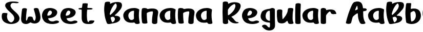 Sweet Banana Regular font