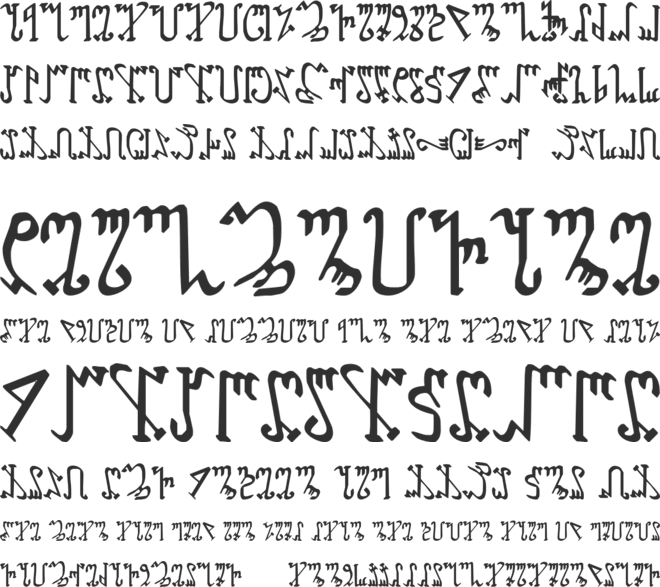 Wiccan Ways font preview