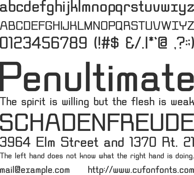 Rippen font preview