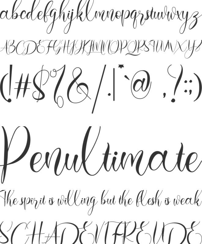 Loffers font preview