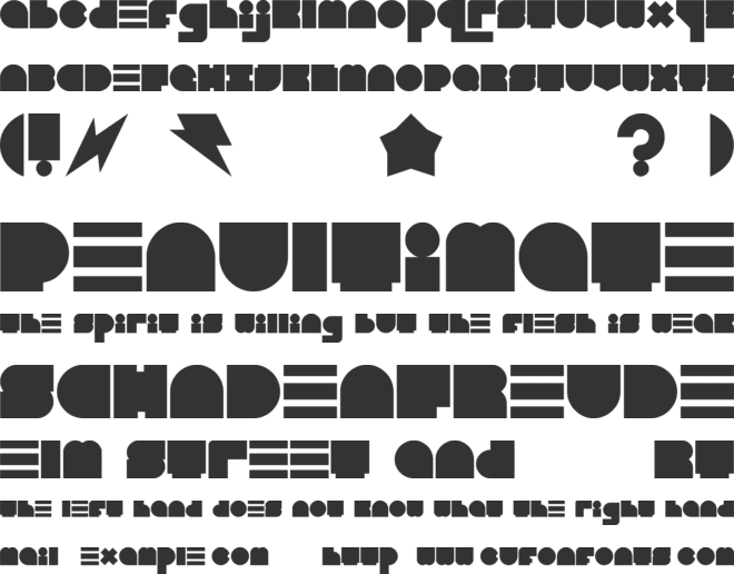 Blast Beat font preview