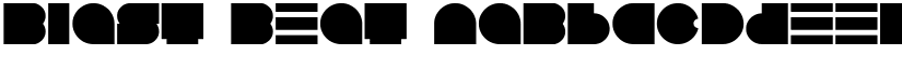 Blast Beat font