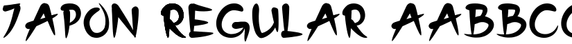 Japon Regular font
