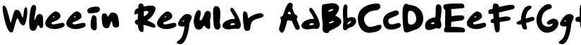 Wheein Regular font
