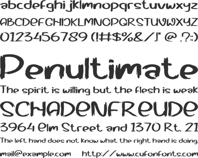 Halloween Movie font preview