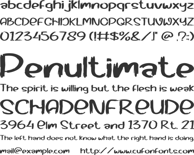 Halloween Movie font preview