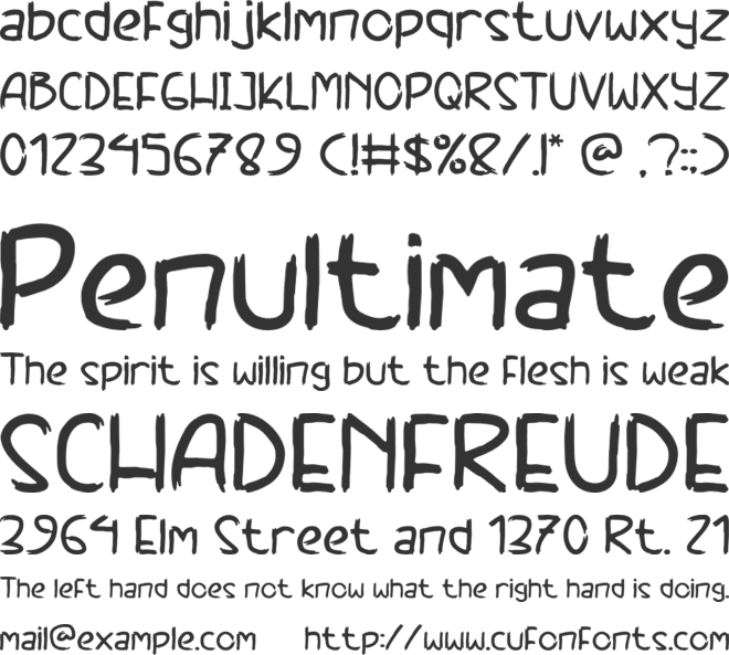 Electric Kiss font preview