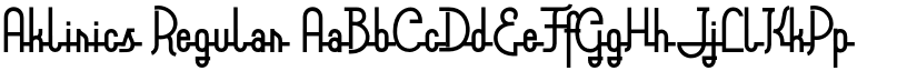 Aklirics font download
