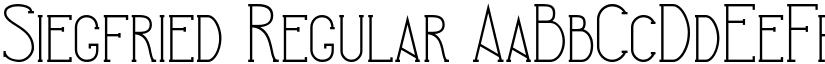 Siegfried font download