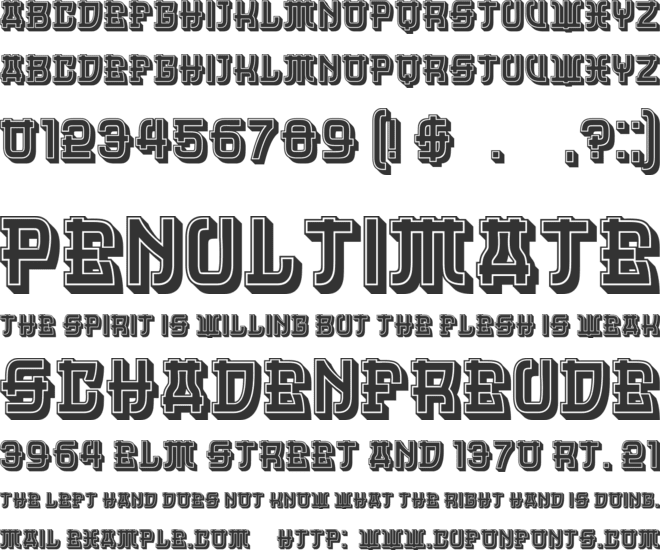 Dasvidaniya font preview