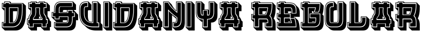 Dasvidaniya Regular font