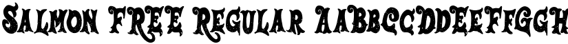 Salmon FREE Regular font
