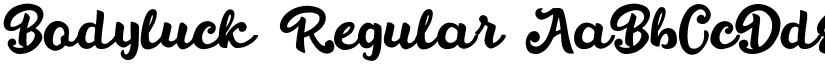 Bodyluck font download
