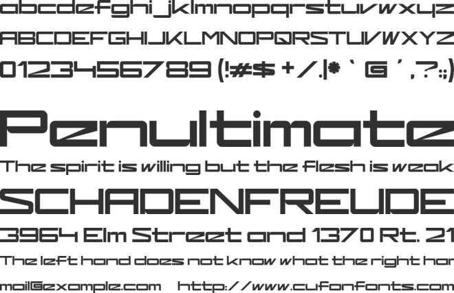 Kaufhalle font preview