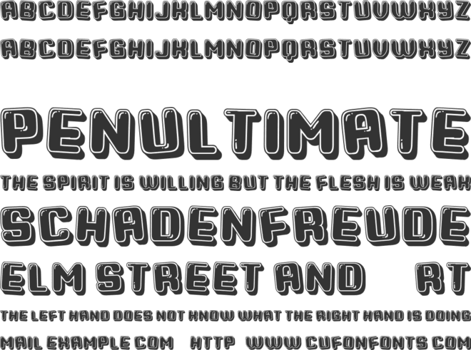 Exotica font preview