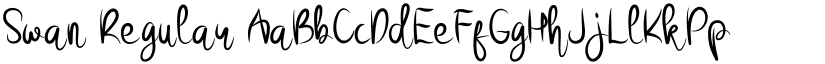 Swan Regular font