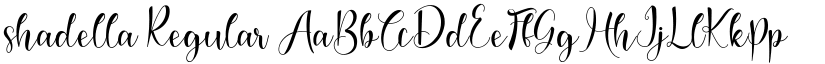 shadella Regular font
