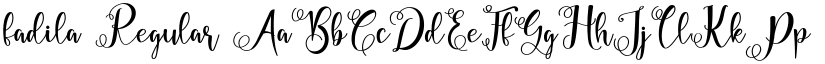 fadila Regular font