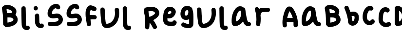 Blissful Regular font