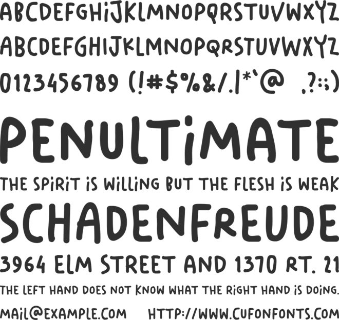 Your Doodle Font font preview