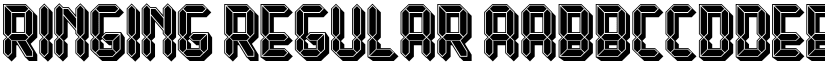 Ringing Regular font