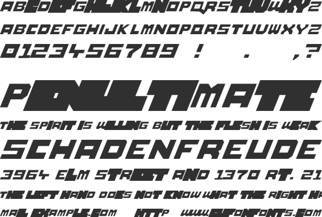 Full Pack 2329 font preview