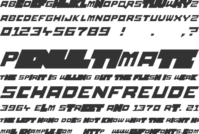 Full Pack 2329 font preview