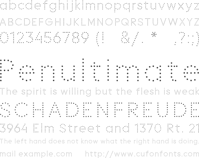 DotPreschool font preview