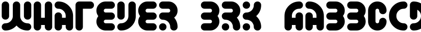 Whatever BRK font