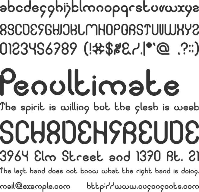 simple font font preview