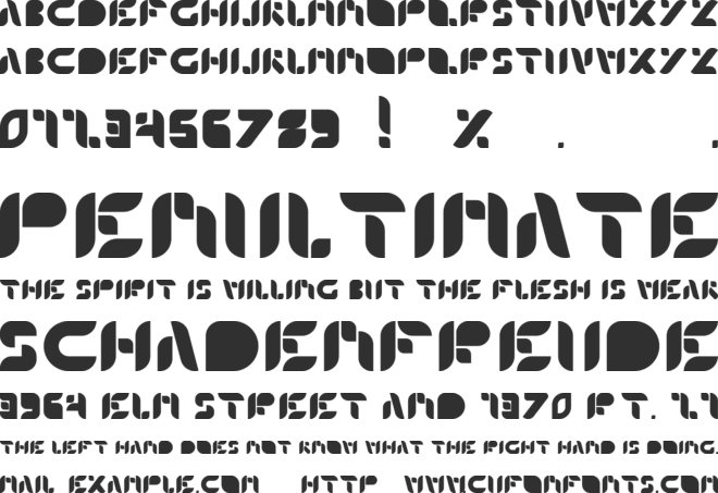 Colombia font preview