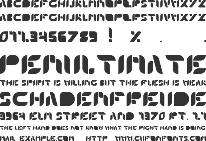 Colombia font preview