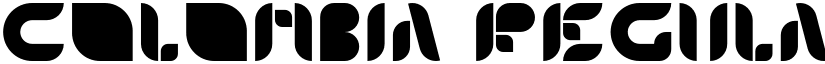 Colombia Regular font