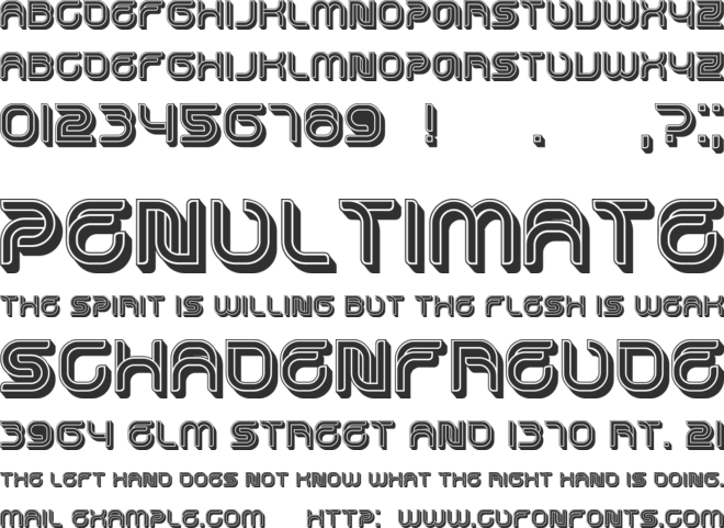 Fineliner font preview