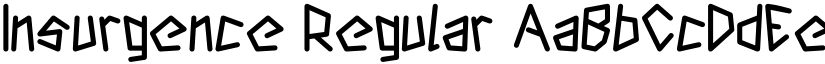 Insurgence Regular font