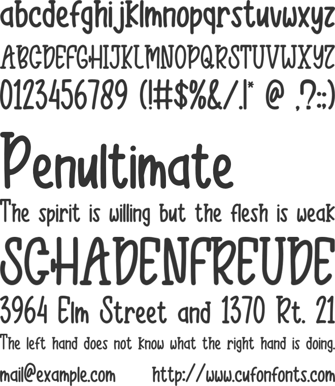 Black Moon font preview