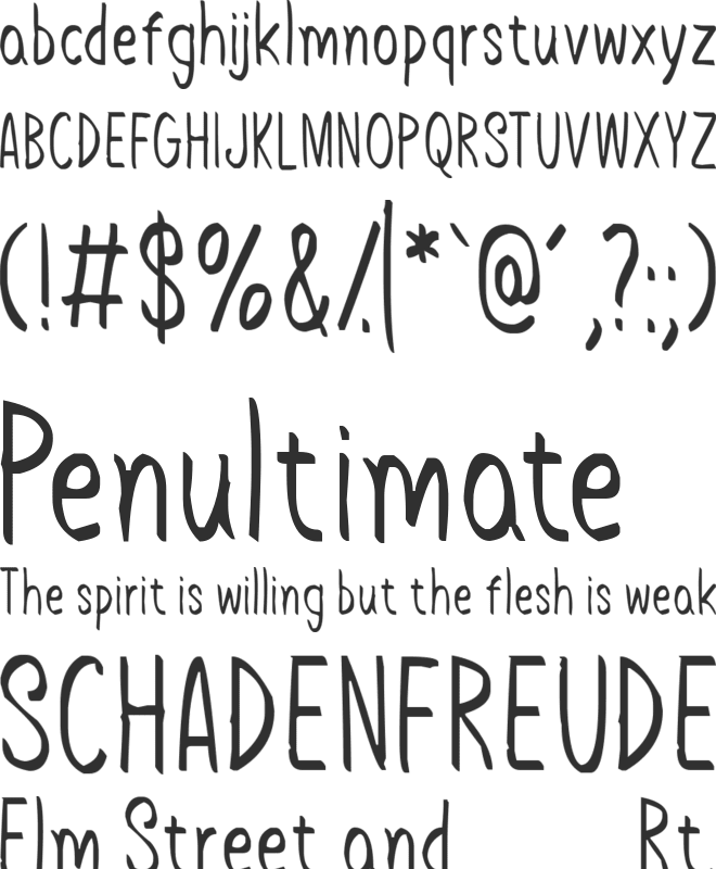 Keep Smiling font preview