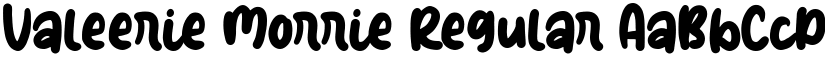 Valeerie Morrie Regular font