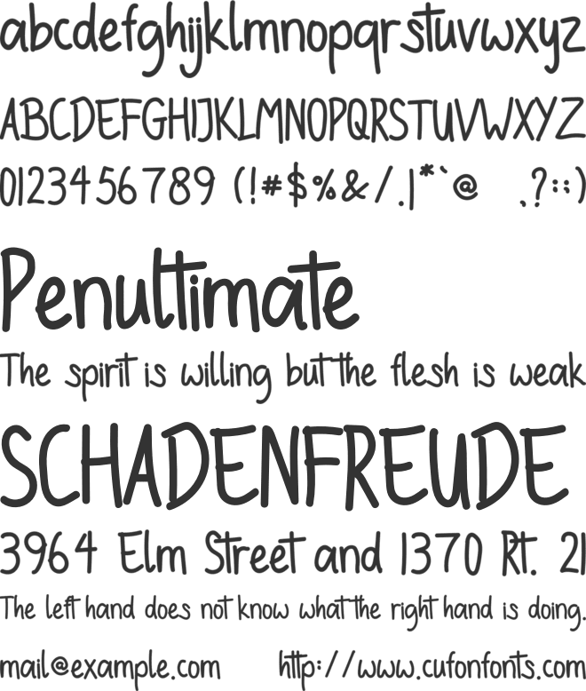 Rodda Kidas font preview