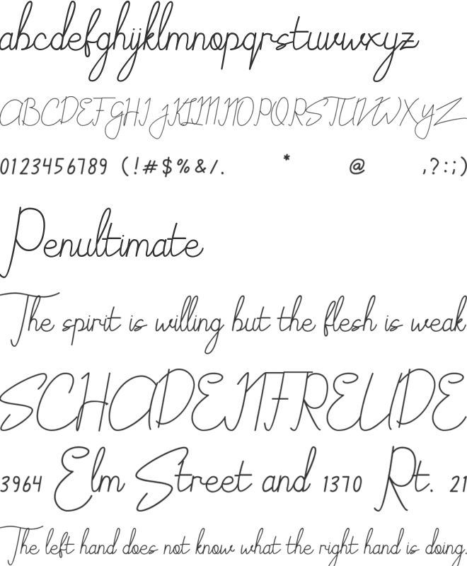 Solis Occasum font preview